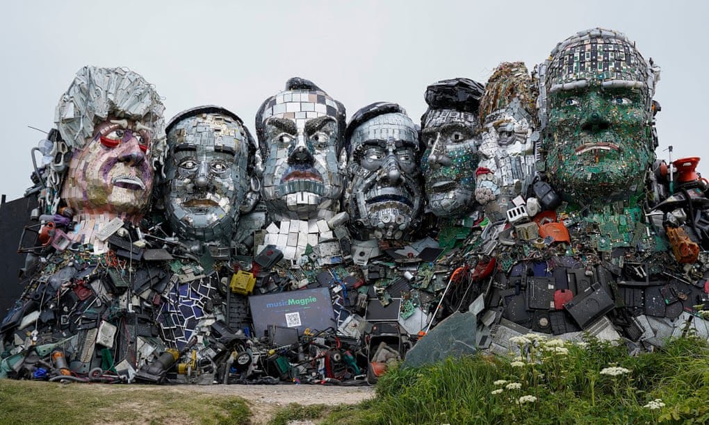 Mount Recyclemore e-waste monument, an ode to democracy.