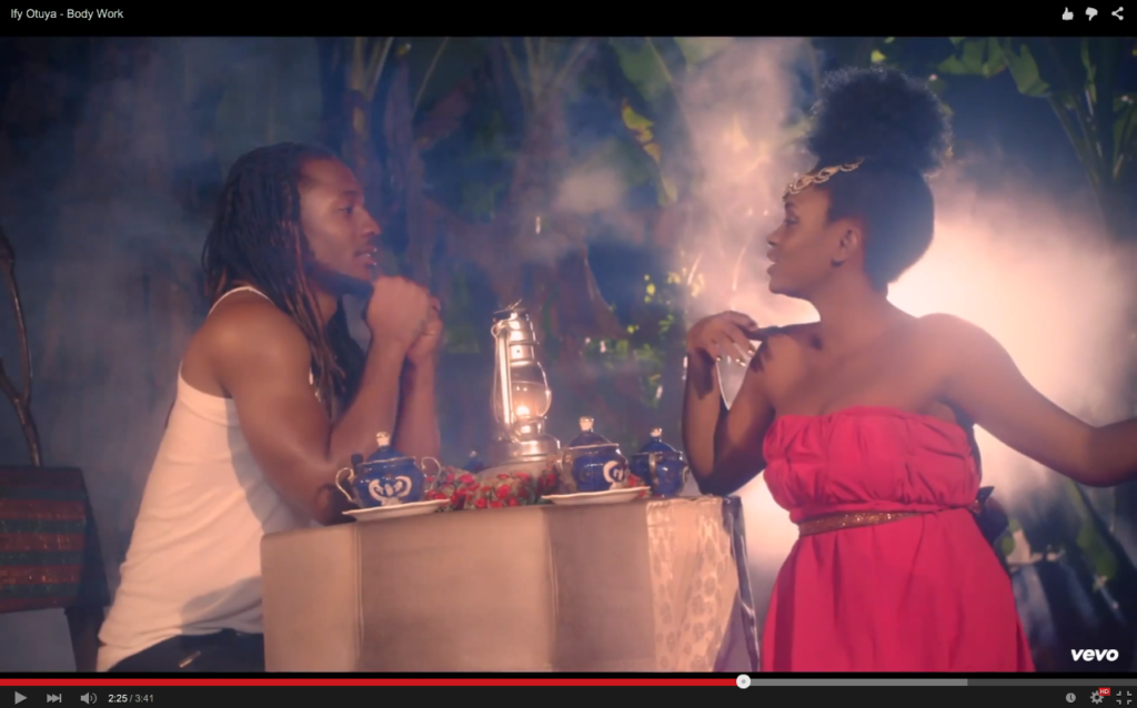 A great African love story is told in Body Work music video by Ify Otuya.