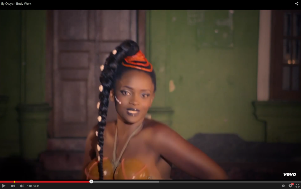 A great African love story is told in Body Work music video by Ify Otuya.