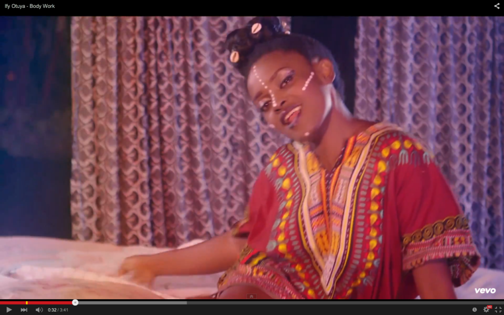 A great African love story is told in Body Work music video by Ify Otuya.