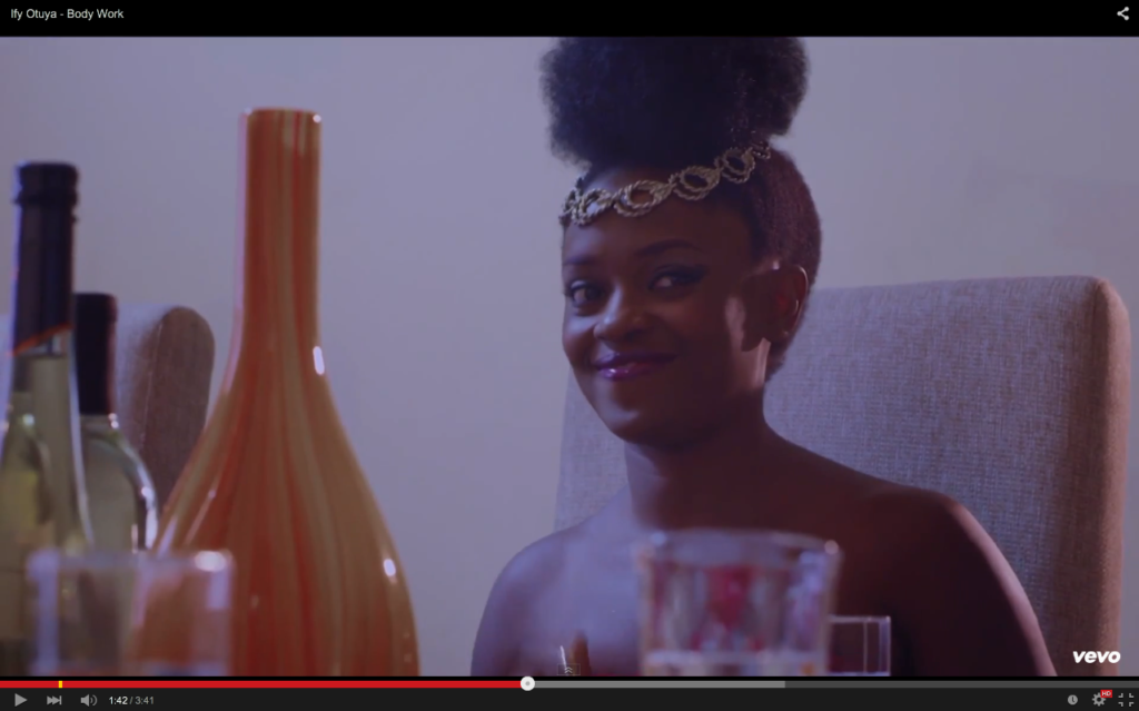 A great African love story is told in Body Work music video by Ify Otuya.