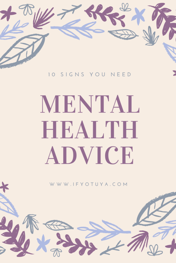 mental health help, support and advice.