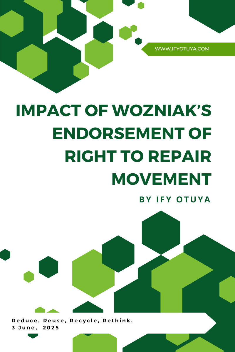 Wozniak Endorses Right to Repair - by Ify Otuya