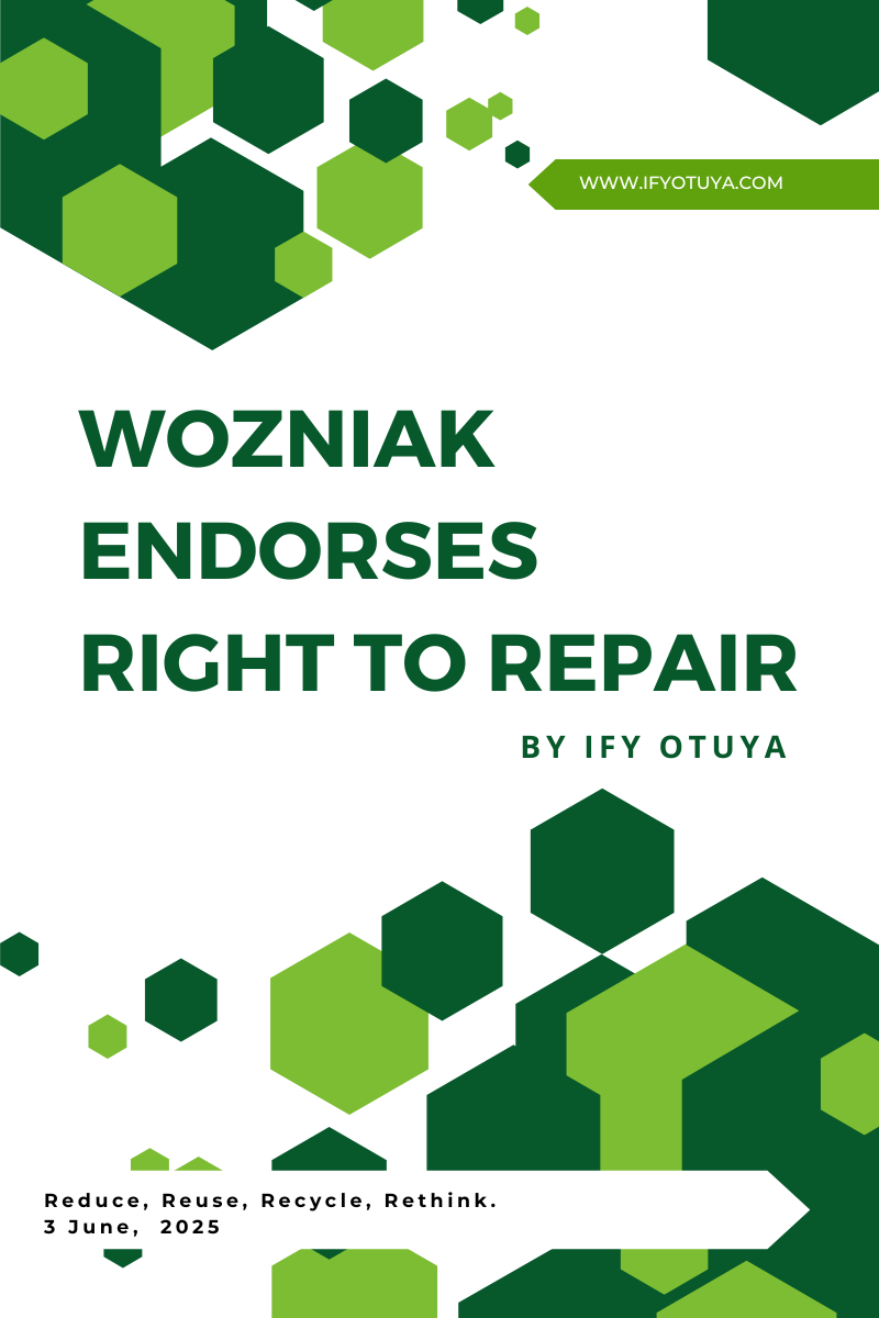 Wozniak Endorses Right to Repair - by Ify Otuya